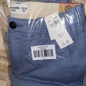 Boys Abercrombie blue shorts brand new with tags